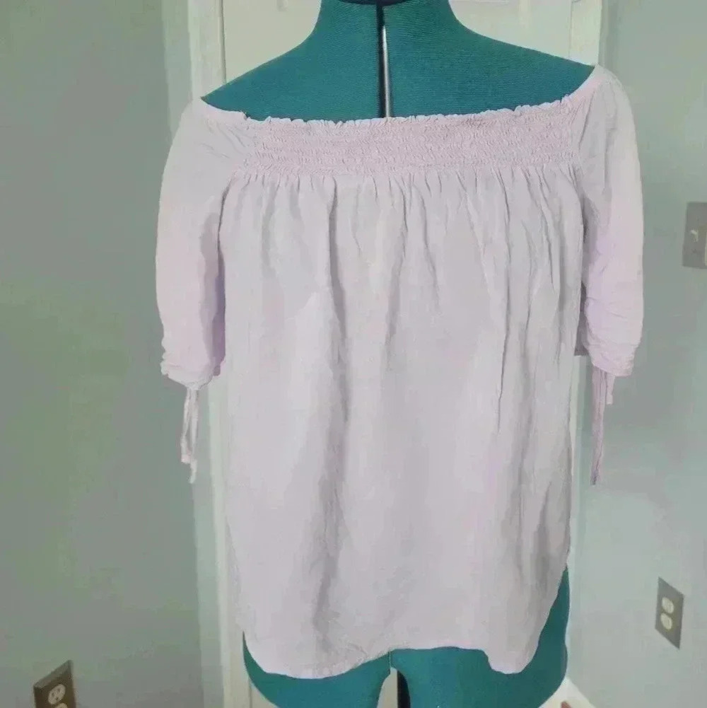 QS Size 36 Lilac Off Shoulder Blouse